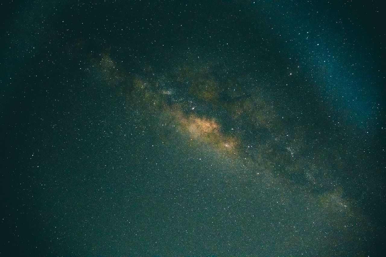 A breathtaking view of the Milky Way galaxy captured on a clear, starry night.